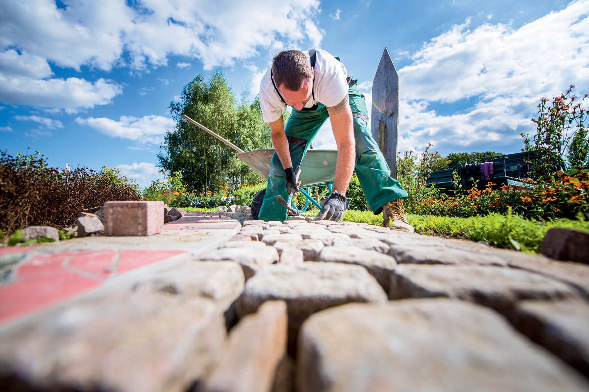 Jardin Paysage De Style Paysagiste Saint Cast Le Guildo Professionnel Allee De Chemin